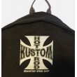 Dragstrip Clothing Hot Rod Iron Cross Biker Back Pack